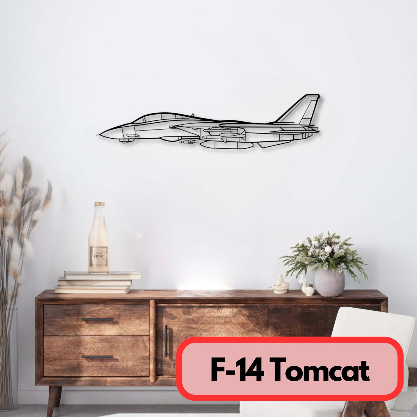 Décoration murale métal F 14 Tomcat