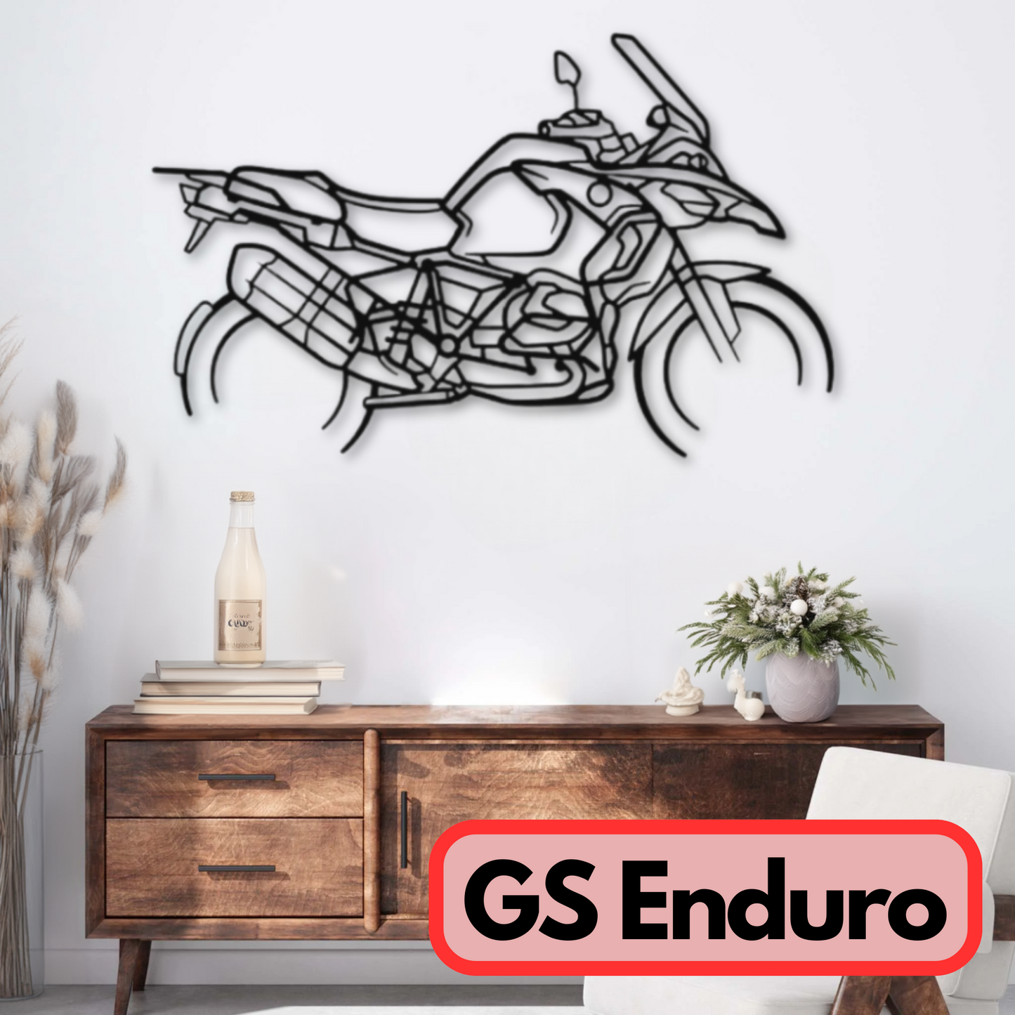 Décoration murale métal GS Enduro