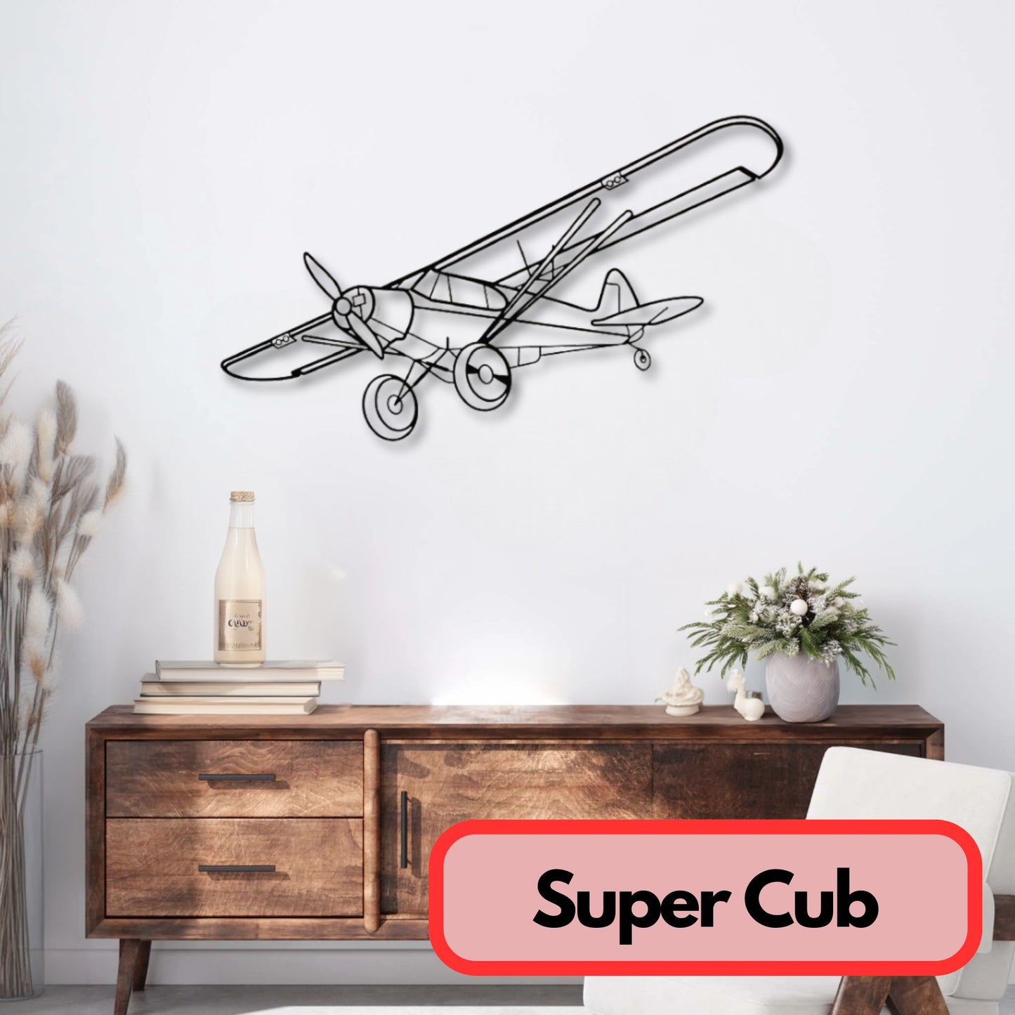 Décoration murale métal Super Cub